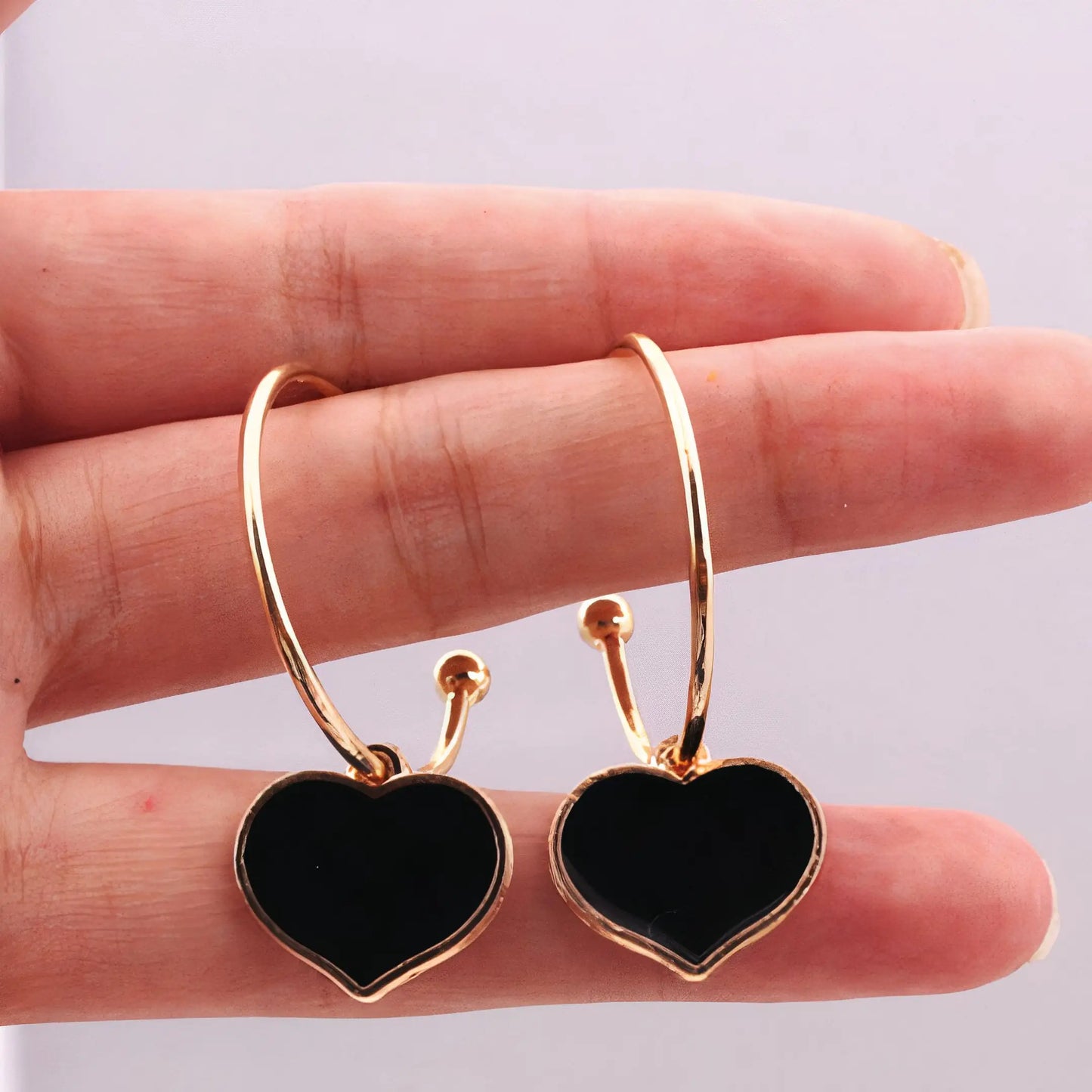 My Love Earrings in Black